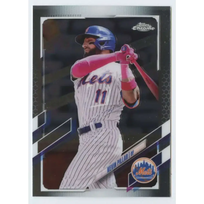 2021 Topps Chrome Update #USC6 Kevin Pillar NM-MT New York Mets Baseball Card - Baseball Card Single