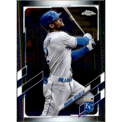 2021 Topps Chrome Update #USC61 Michael Taylor NM-MT Kansas City Royals Baseball Card - Baseball Card