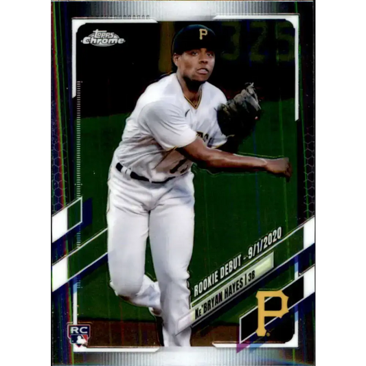 2021 Topps Chrome Update #USC63 Ke’Bryan Hayes NM-MT RC Rookie Pittsburgh Pirates Baseball Card - Baseball Card