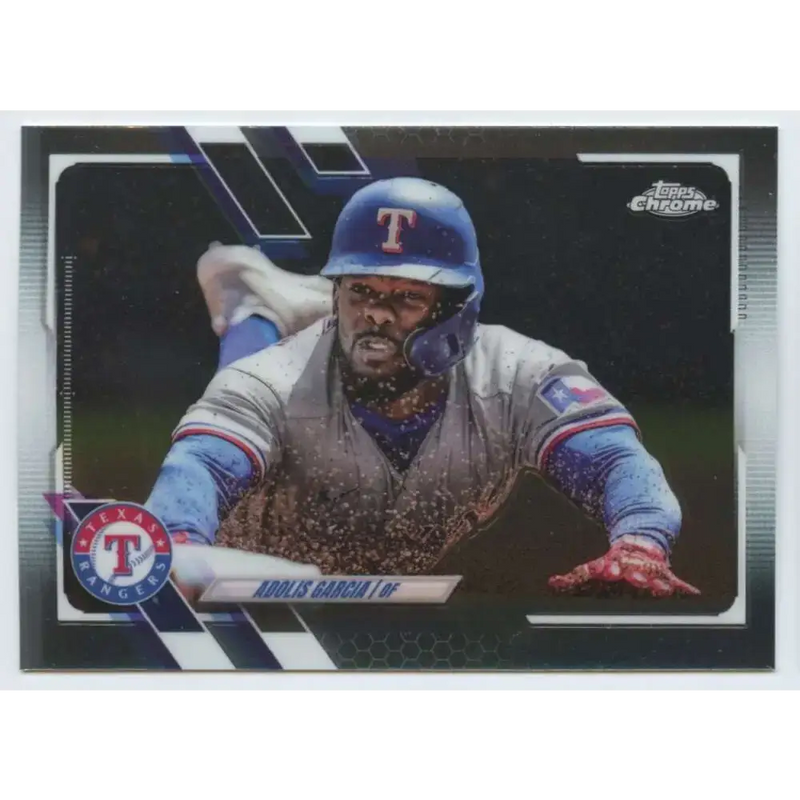 2021 Topps Chrome Update #USC64 Adolis Garcia NM-MT Texas Rangers Baseball Card - Baseball Card Single