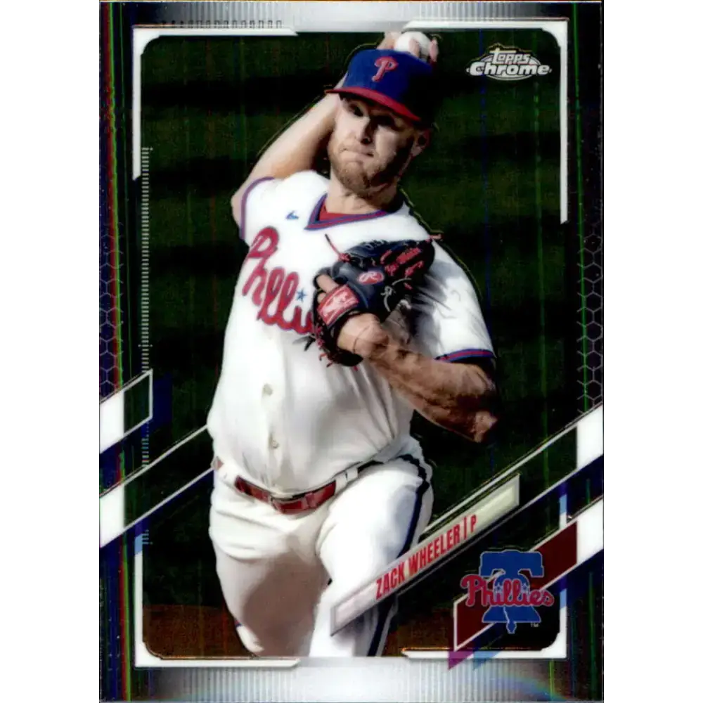 2021 Topps Chrome Update #USC67 Zack Wheeler NM-MT Philadelphia Phillies Baseball Card - Trading Cards