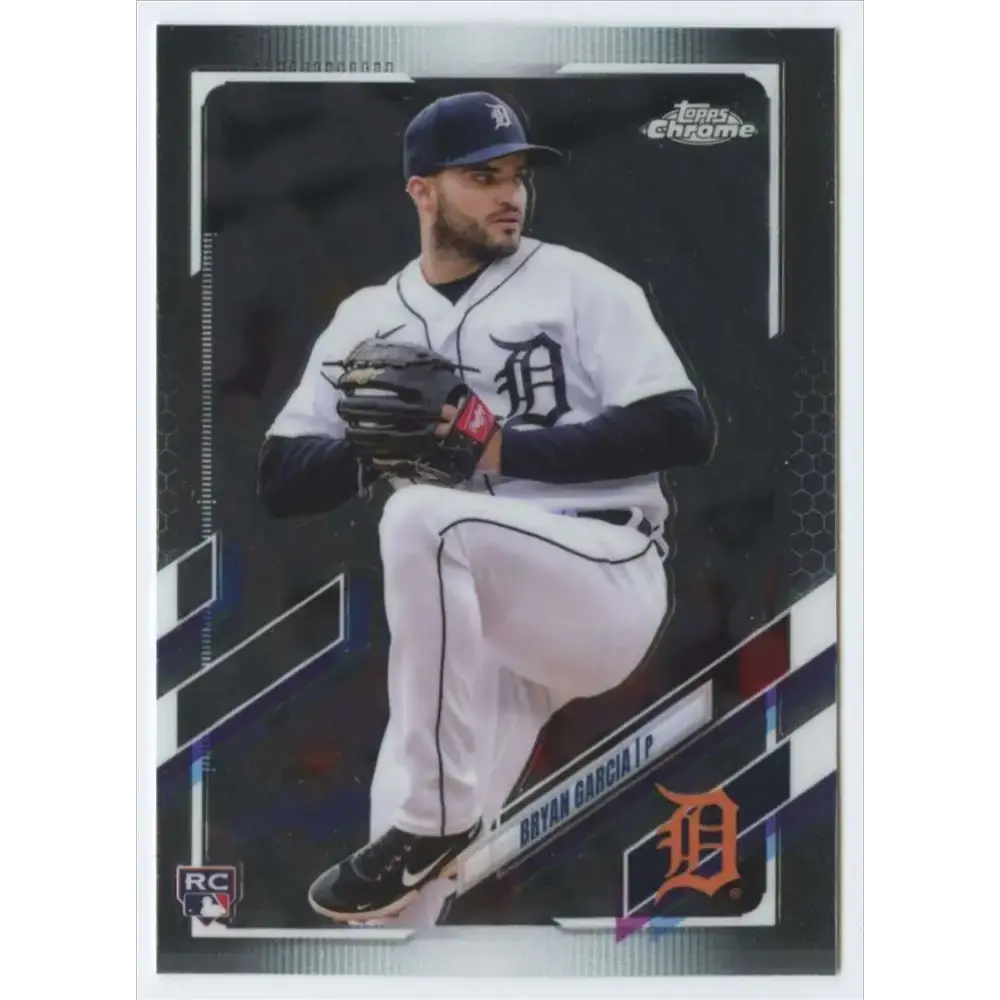2021 Topps Chrome Update #USC71 Bryan Garcia NM-MT RC Rookie Detroit Tigers Baseball Card - Trading Cards