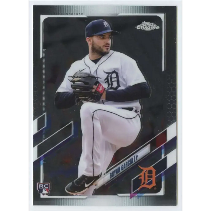 2021 Topps Chrome Update #USC71 Bryan Garcia NM-MT RC Rookie Detroit Tigers Baseball Card - Baseball Card Single