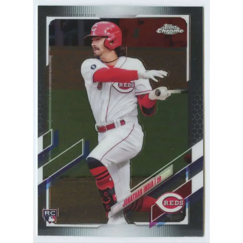 2021 Topps Chrome Update #USC74 Jonathan India NM-MT RC Rookie Cincinnati Reds Baseball Card - Baseball Card Single