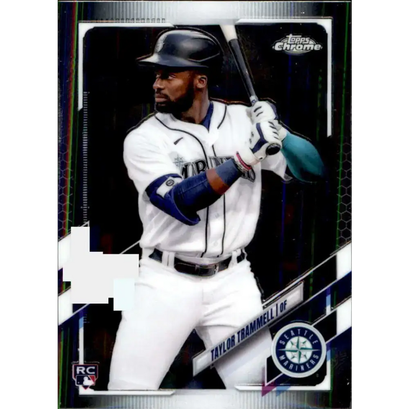 2021 Topps Chrome Update #USC79 Taylor Trammell NM-MT RC Rookie Seattle Mariners Baseball Card - Baseball Card Single