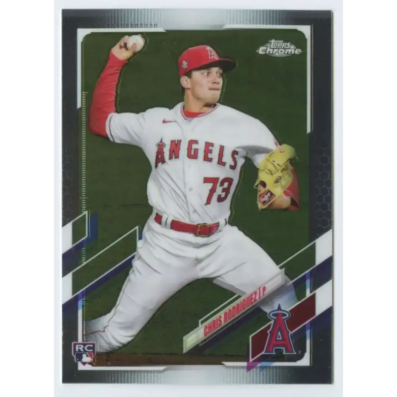 2021 Topps Chrome Update #USC88 Chris Rodriguez NM-MT RC Rookie Los Angeles Angels Baseball Card - Baseball Card Single