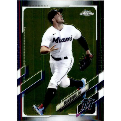 2021 Topps Chrome Update #USC91 Adam Duvall NM-MT Miami Marlins Baseball Card - Baseball Card