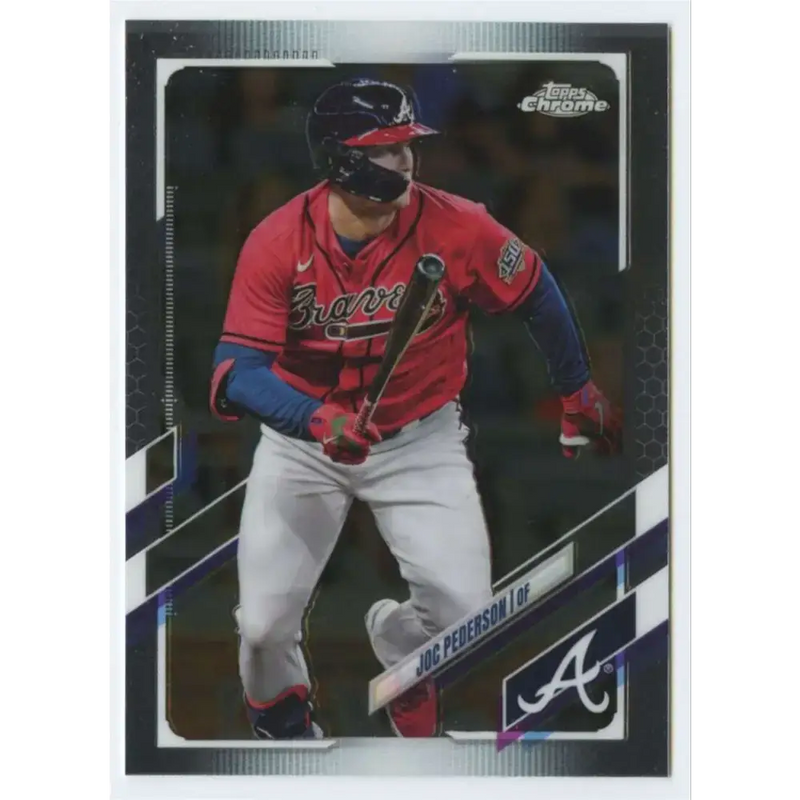 2021 Topps Chrome Update #USC94 Joc Pederson NM-MT Atlanta Braves Baseball Card - Baseball Card Single