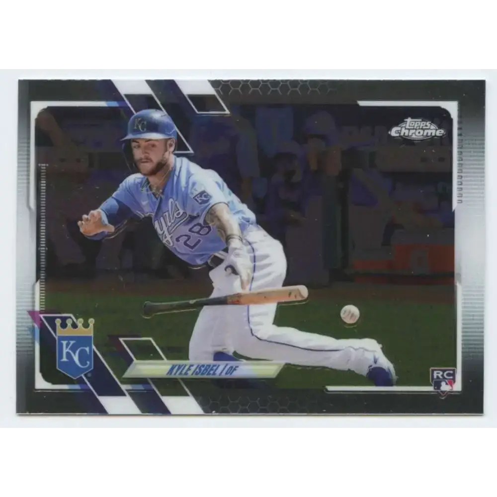 2021 Topps Chrome Update #USC98 Kyle Isbel NM-MT RC Rookie Kansas City Royals Baseball Card
