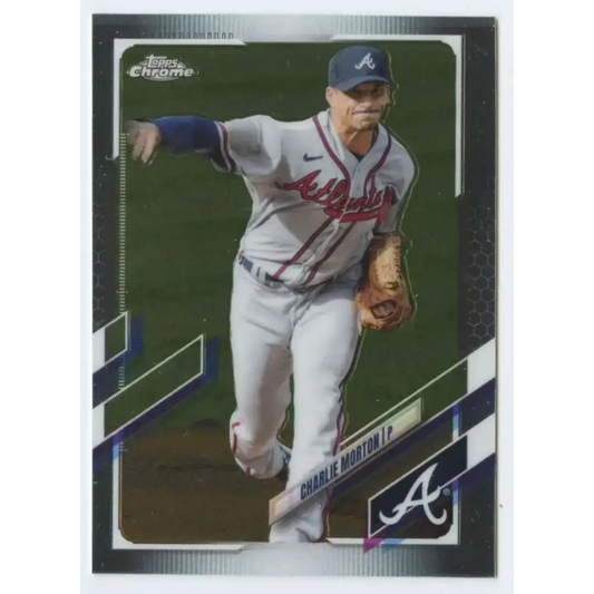2021 Topps Chrome Update #USC99 Charlie Morton NM-MT Atlanta Braves Baseball Card - Baseball Card
