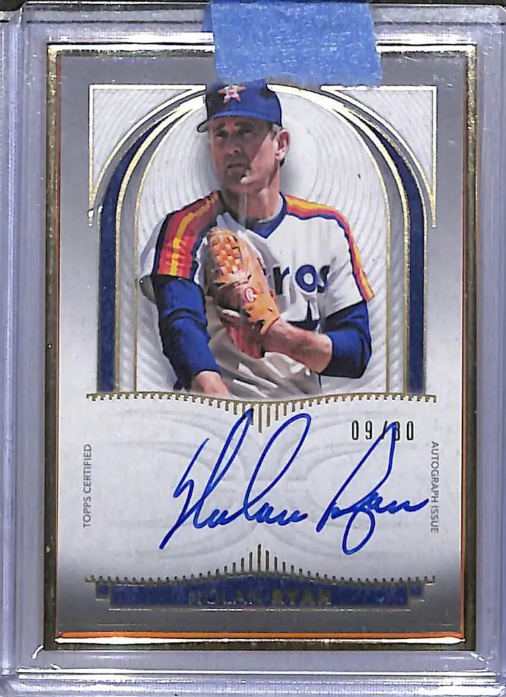 2021 Topps Definitive Collection Framed #DCFA-NR Nolen Ryan NM-MT Auto 9/30 Houston Astros