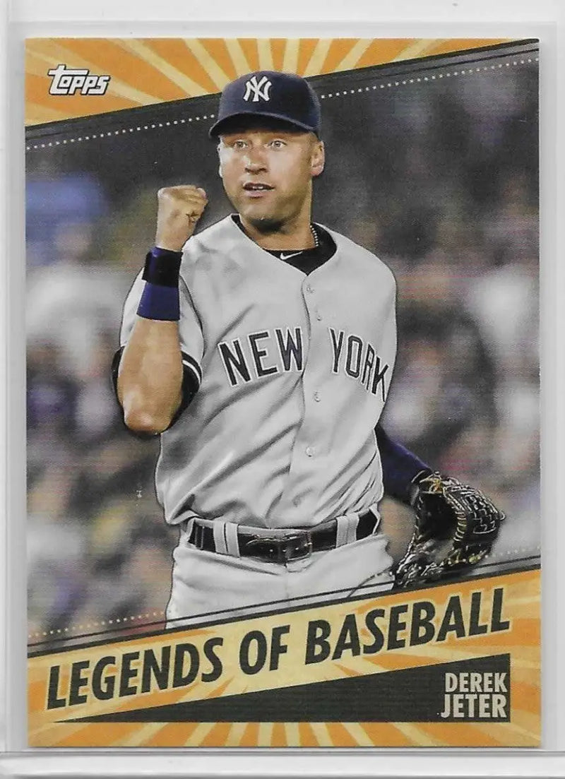 2021 Topps DEREK JETER New York Yankees Legends of Baseball # LOB-10 (1445) - Baseball Card Single