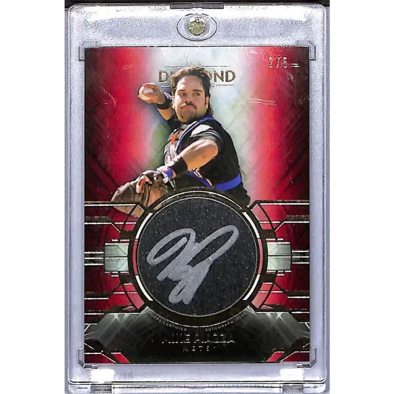 2021 Topps Diamond Icons Silver Ink Red #SI-MP Mike Piazza NM-MT MEM Auto 2/5 New York Mets - Baseball Card Single