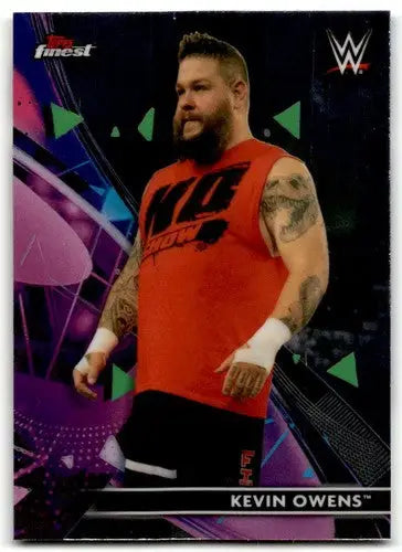 2021 Topps Finest #56 Kevin Owens NM-MT ID:41728 - Wrestling Card Single