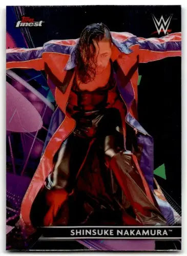 2021 Topps Finest #70 Shinsuke Nakamura NM-MT ID:41734 - Wrestling Card Single