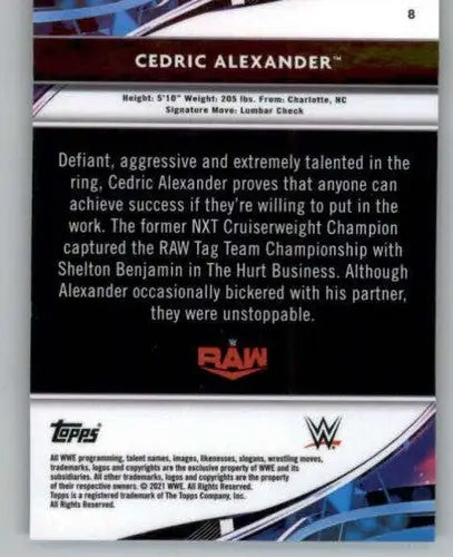 2021 Topps Finest #8 Cedric Alexander NM-MT ID:42509 - Other