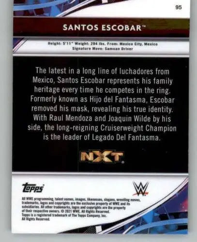 2021 Topps Finest #95 Santos Escobar NM-MT ID:42515 - Baseball Card Single
