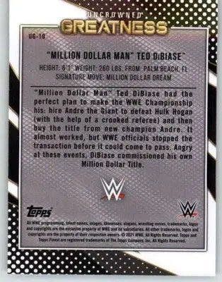 2021 Topps Finest Uncrowned Greatness Refractor #UG-10 Million Dollar M ID:79475 - Non-Sports Card Single