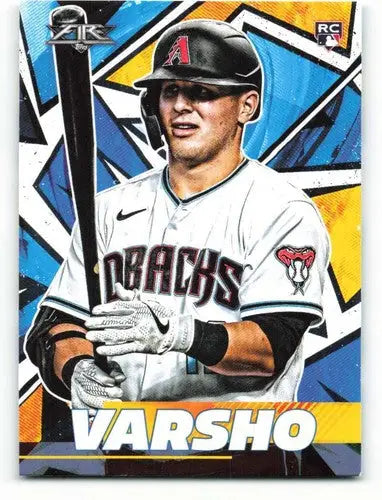 2021 Topps Fire #12 Daulton Varsho NM-MT RC Rookie Diamondbacks ID:45098 - Baseball Card Single