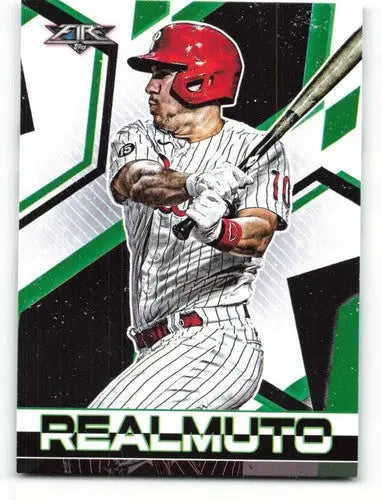 2021 Topps Fire #126 J.T. Realmuto NM-MT Phillies ID:45138 - Baseball Card Single