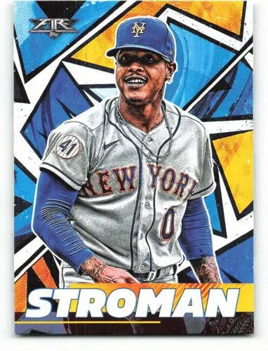 2021 Topps Fire #135 Marcus Stroman NM-MT Mets ID:45140 - Baseball Card Single