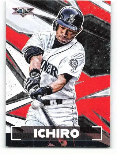 Baseball trading card featuring Ichiro Suzuki in Mariners uniform, original gloss, Ichiro NM-MT