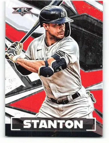 2021 Topps Fire #168 Giancarlo Stanton NM-MT Yankees ID:45148 - Baseball Card Single