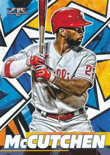 2021 Topps Fire #174 Andrew McCutchen NM-MT Phillies ID:45150 - Baseball Card Single