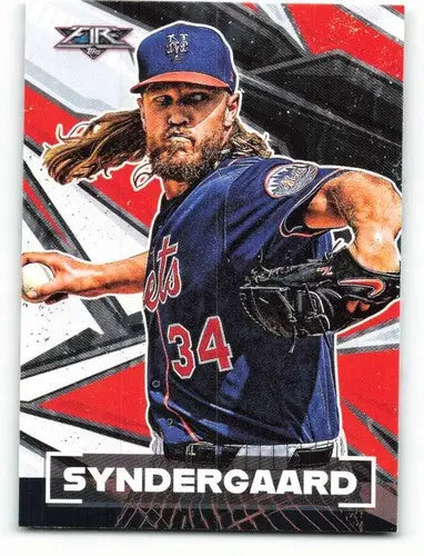 2021 Topps Fire #175 Noah Syndergaard NM-MT Mets ID:45151 - Baseball Card Single