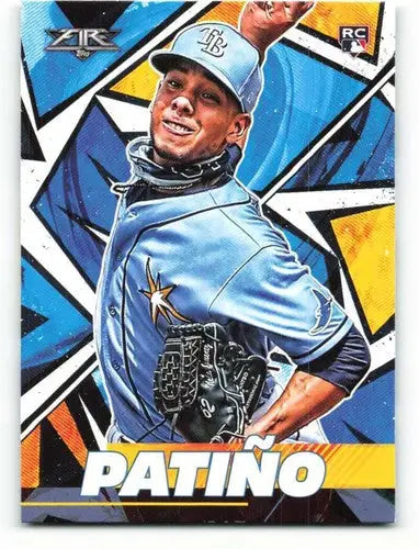 2021 Topps Fire #34 Luis Patino NM-MT RC Rookie Rays ID:45107 - Baseball Card Single