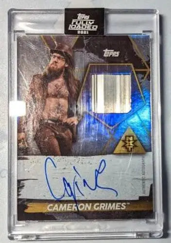 2021 Topps Fully Loaded Autographed Ladder Relics #L-CG Cameron Grimes NM-MT MEM - Wrestling Card Single