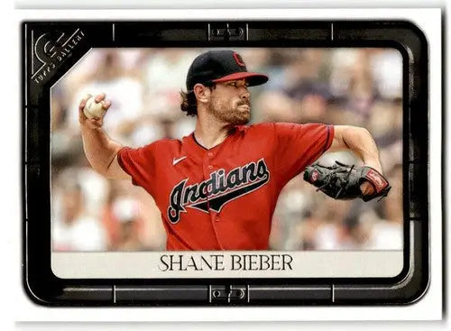 2021 Topps Gallery #85 Shane Bieber NM-MT Indians - Baseball Card Single