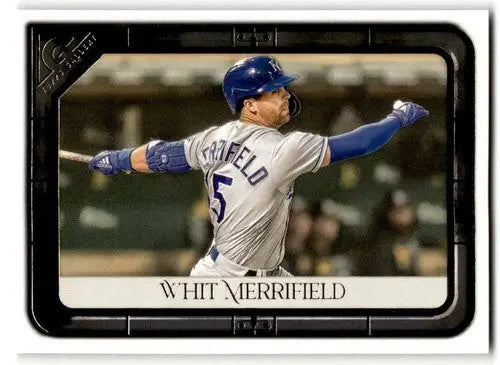 Whit Merrifield baseball card from 2021 Topps Gallery with original gloss, perfect for sports cards collectors