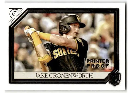 2021 Topps Gallery Printer Proof #192 Jake Cronenworth NM-MT RC Rookie Padres - Baseball Card Single