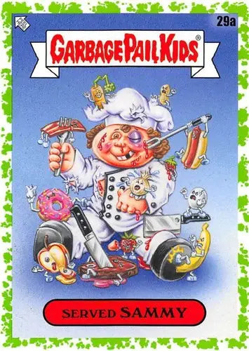 Garbage Pail Kids Food Fight Booger Green #29A card from 2021 Topps collection