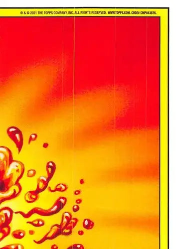 Toppers Garbage Pail Kids Food Fight Booger Green liquid image for 2021 product