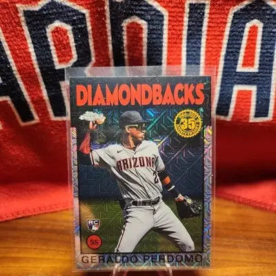 2021 Topps Geraldo Perdomo #86C-49 RC Silver Pack Mojo Refractor Diamondbacks - Baseball Card Single