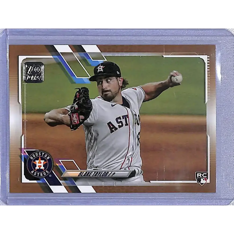 2021 Topps Gold #228 Blake Taylor NM-MT RC Rookie 0871/2021 Houston Astros Baseball Card - Baseball Card Single