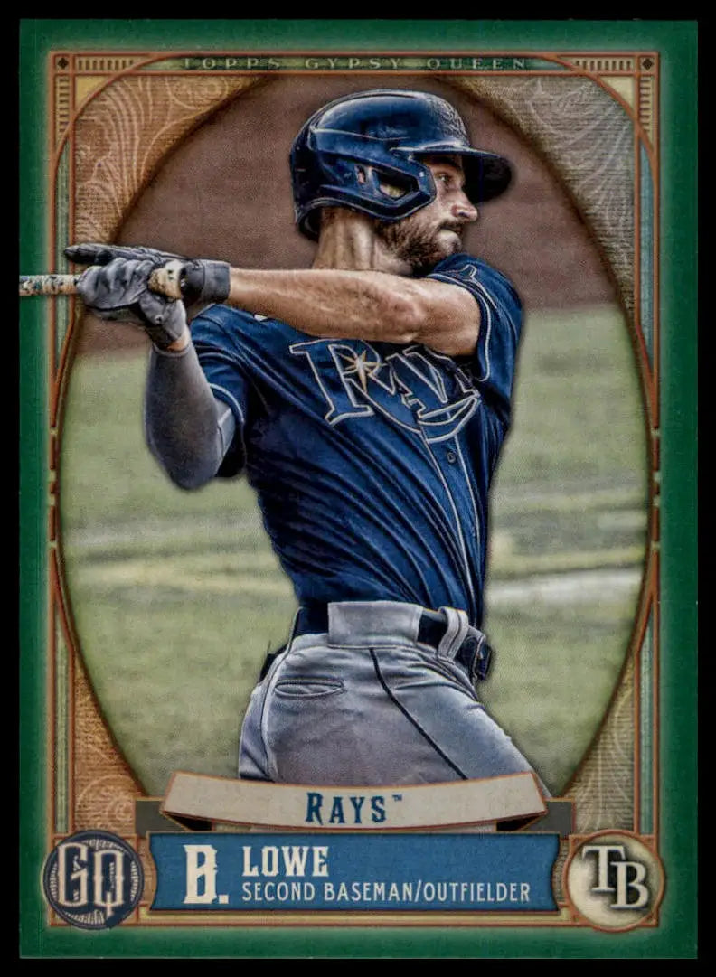 2021 Topps Gypsy Queen - Green Brandon Lowe 203 Tampa Bay Rays NM - Baseball Card Single