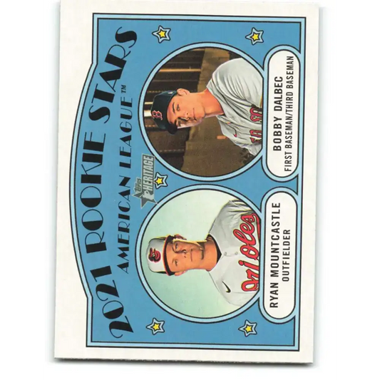 2021 Topps Heritage #185 Bobby Dalbec NM-MT RC Rookie Boston Red Sox Baseball Card - Baseball Card Single
