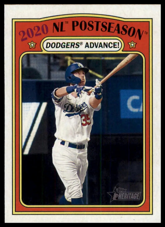 2021 Topps Heritage 2020 NL Postseason: Dodgers Advance! 25 Los Angeles NM - Baseball Card Single