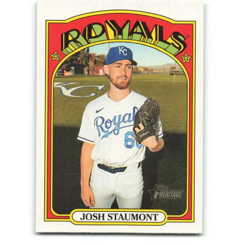2021 Topps Heritage #284 Josh Staumont NM-MT Kansas City Royals Baseball Card - Baseball Card Single