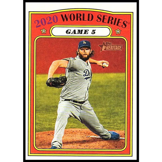 2021 Topps Heritage #29 Game 5 NM-MT Los Angeles Dodgers Baseball Card - Baseball Card Single