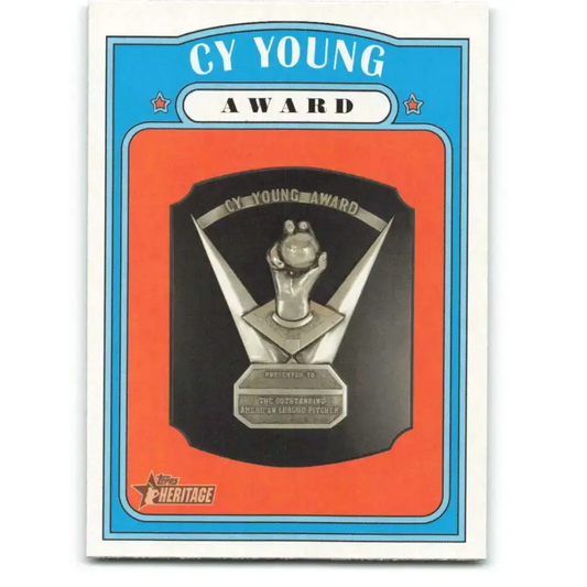2021 Topps Heritage #365 Cy Young Award NM-MT Baseball Card - Baseball Card Single