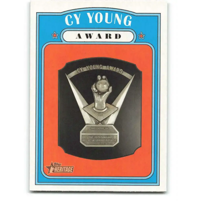 2021 Topps Heritage #365 Cy Young Award NM-MT Baseball Card - Baseball Card Single