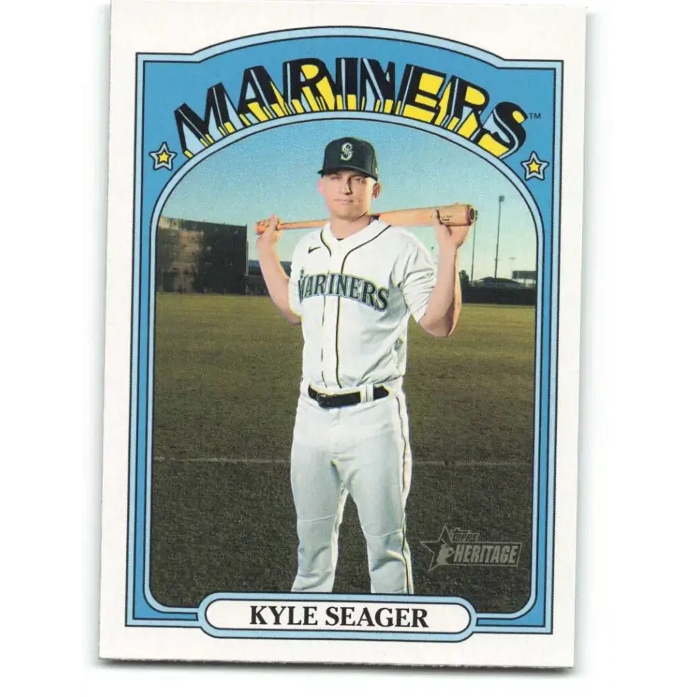 2021 Topps Heritage #373 Kyle Seager NM-MT RC Rookie Seattle Mariners Baseball Card - Baseball Card Single