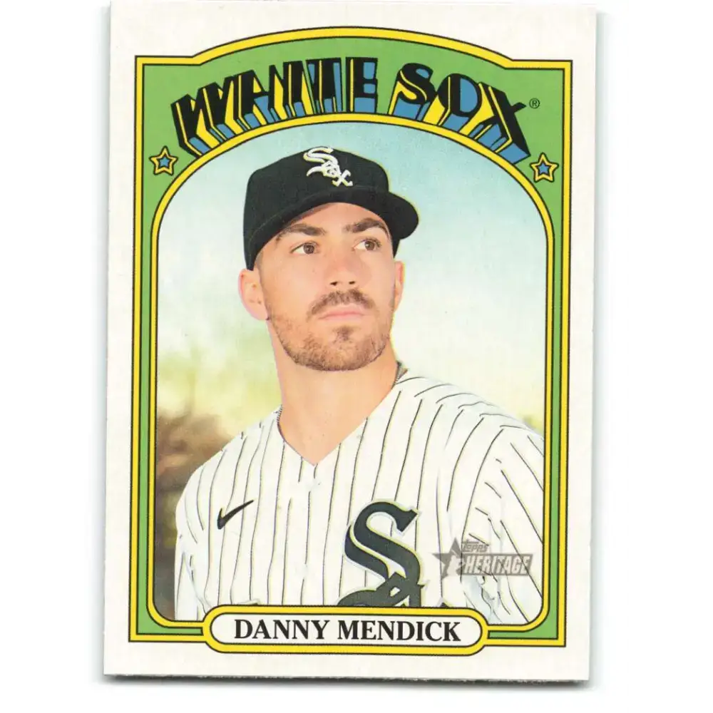 2021 Topps Heritage #61 Danny Mendick NM-MT Chicago White Sox Baseball Card - Baseball Card Single