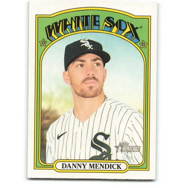 2021 Topps Heritage #61 Danny Mendick NM-MT Chicago White Sox Baseball Card - Baseball Card Single