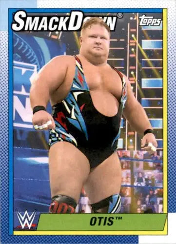 Original gloss Otis wrestling card from 2021 Topps Heritage Simply Sandoval collection