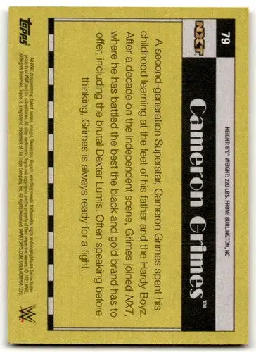 2021 Topps Heritage #79 Cameron Grimes NM-MT - Baseball Card Single